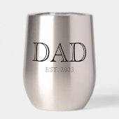 Dad Established Simple Modern Father  (背面)