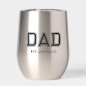 Dad Established Simple Modern Typography New Dad (背面)