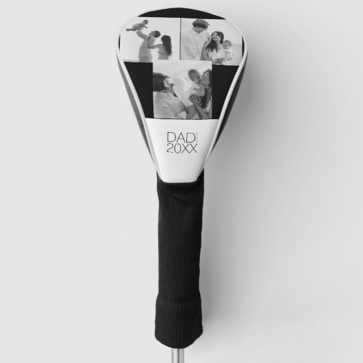 Dad Established Three Photo Golf  ゴルフヘッドカバー (正面)