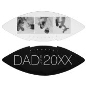 Dad Established Three Photo Modern Script  アメリカンフットボール (パネル)