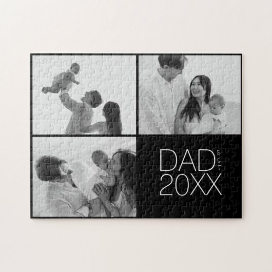 Dad Established Three Photograph ジグソーパズル (横)