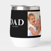 Dad Established Typography Black Photo (右面)