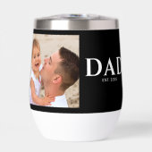 Dad Established Typography Black Photo (正面)