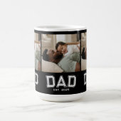 Dad Established White Black 3 Photo コーヒーマグカップ (中央)
