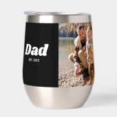 Dad Established White Typography Photo (右面)
