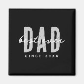 Dad Ever Since 20xx Modern Simple Preppy  マグネット (正面)