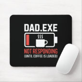 Dad.exe Coffee Not Responding Programmer Desk マウスパッド (マウス)