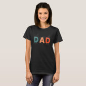 Dad Father Father's Day Deaf Mute Sign Language Tシャツ (正面フル)