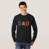 Dad Father Father's Day Deaf Mute Sign Language Tシャツ (正面フル)