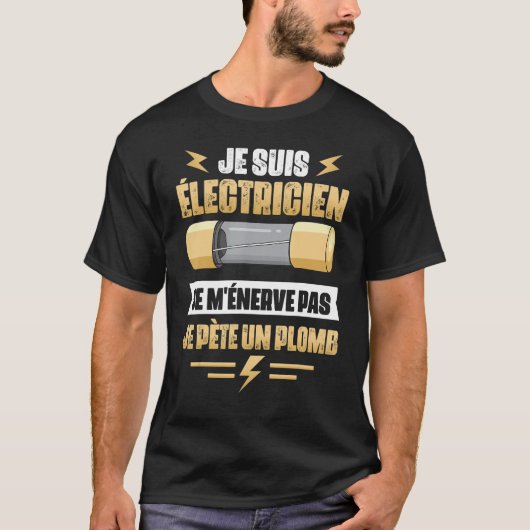 Dad  Fathers Day Electrician  Idea Tシャツ (正面)
