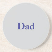Dad Father's Day Gray Coaster コースター (正面)