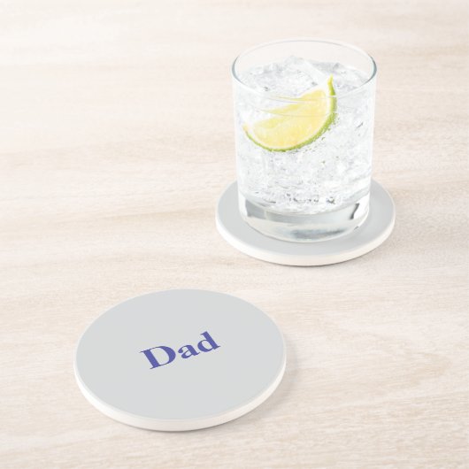Dad Father's Day Gray Coaster コースター (側面)