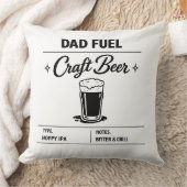 Dad Fuel – クラフトビール父の日 クッション (ブランケット)