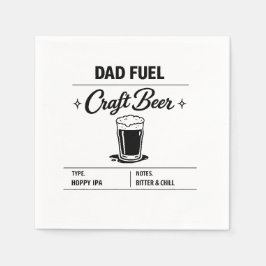 Dad Fuel – クラフトビール父の日 スタンダードカクテルナプキン