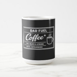 Dad Fuel コーヒー ブラック&ストロング 父の日 コーヒーマグカップ