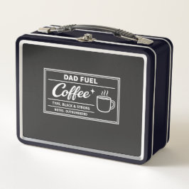 Dad Fuel コーヒー ブラック＆ストロング 父の日 メタルランチボックス