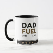 Dad Fuel マグカップ | コーヒー、趣味、静かなコーヒータイム (左)