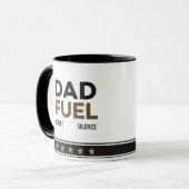 Dad Fuel マグカップ | コーヒー、趣味、静かなコーヒータイム (正面左)