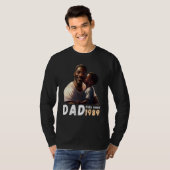 Dad Fuel Since 1989 Quote Black King Magic Fathers Tシャツ (正面フル)