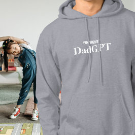 Dad Funny Birthday - Powered By DadGPT - Ai ジョーク パーカ
