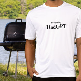 Dad Funny Birthday - Powered By DadGPT - Ai ジョーク Tシャツ