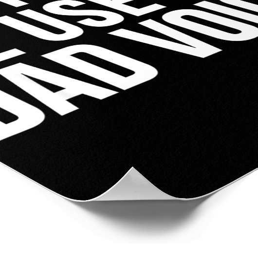 Dad Funny - Don't Make Me Use My Dad Voice ポスター (角)