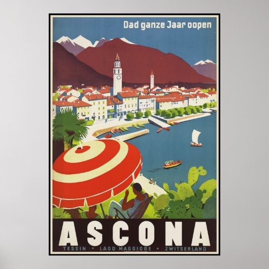 Dad ganze Jaar oopen Ascona ポスター (正面)