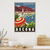 Dad ganze Jaar oopen Ascona ポスター (キッチン)