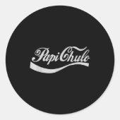 Dad Gift Father's Day Pa Chulo Mexican  ラウンドシール (正面)