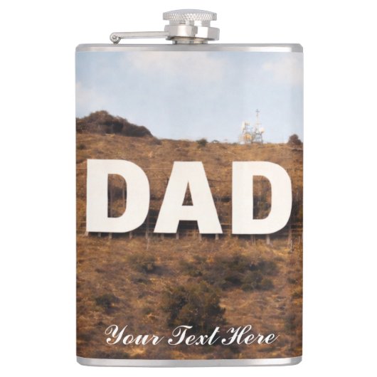 Dad Gift, Funny Father’s Day or Birthday Present: フラスク (正面)