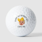 Dad Golf Gift from Baby First Father's Day  ゴルフボール (正面)