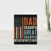 Dad Grandpa Great Grandpa  カード (正面)
