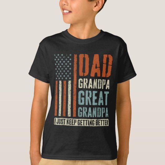 Dad Grandpa Great Grandpa  Tシャツ (正面)