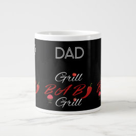 Dad Grill BBQ – Funny Father’s Day Gift for Him ジャンボコーヒーマグカップ
