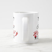 Dad Grill BBQ – Funny Father’s Day Gift for Him ジャンボコーヒーマグカップ (裏面)