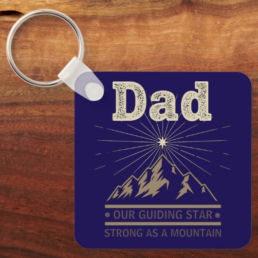 Dad Guiding Star Mountain キーホルダー (正面)