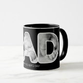 Dad Happy Father's Day Photo マグカップ (正面右)