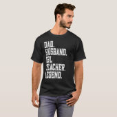 Dad Husband ESL Teacher Legend Tシャツ (正面フル)