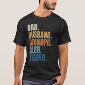 Dad husband tiler legend tile setter installer con tシャツ (正面)