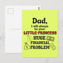 Dad, I Will Always Be Your Huge Financial Problem