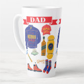 DAD ICONS  カフェラテマグ (左アングル)
