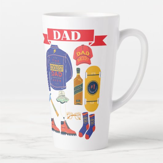 DAD ICONS  カフェラテマグ (右)