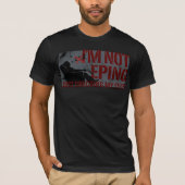 Dad I'm Not Sleeping Just Checking Eyes Tシャツ (正面)