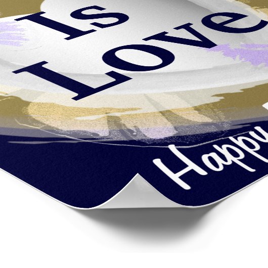 Dad Is Love Poster-Customize ポスター (角)