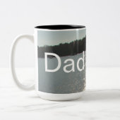 Dad Is Mentor, Guide, Strength & Heart ツートーンマグカップ (左)