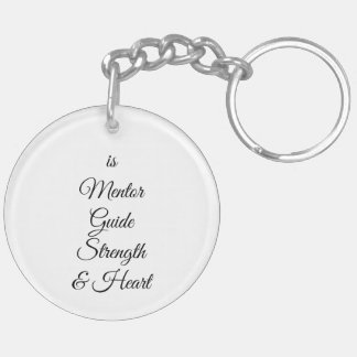 Dad Is Mentor, Guide, Strength & Heart Keychain キーホルダー