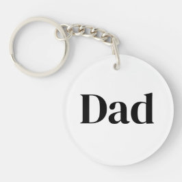 Dad Is Mentor, Guide, Strength & Heart Keychain キーホルダー