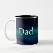 Dad Is Mentor Guide Strength & Heart Mug Eagle ツートーンマグカップ (左)