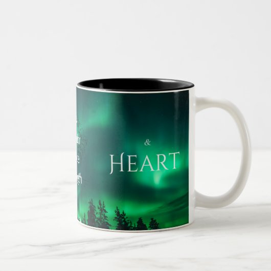 Dad Is Mentor Guide Strength & Heart Mug Tree ツートーンマグカップ (右)
