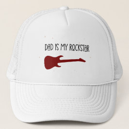 Dad is my rockstar キャップ